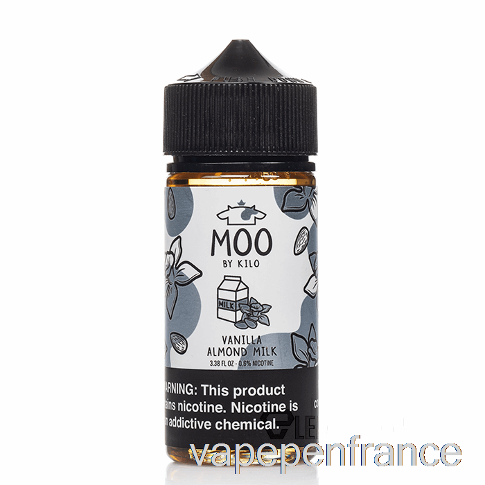 Lait D'amande Vanille - E-liquides Moo - 100ml 0mg Vape Pen